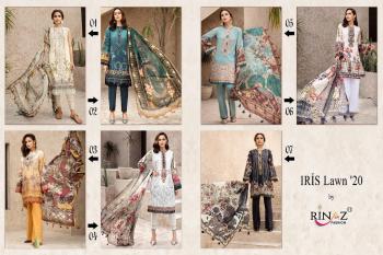 Rinaz Fashion Iris Lawn Jam Silk Pakistani Suits