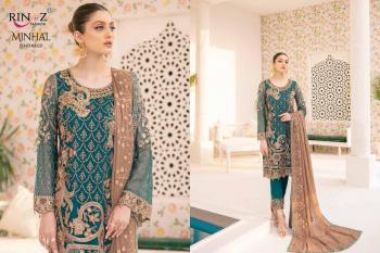 Rinaz Fashion Minhal vol 4 Georgette Pakistani Suits