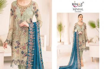 Rinaz Fashion Minhal vol 4 Georgette Pakistani Suits