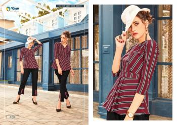 Riya designer western vol 2 western top with pant wholesale price