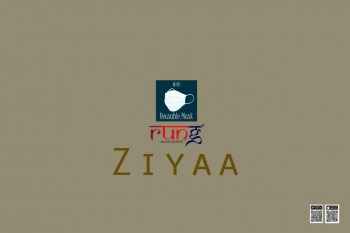 Rung Ziyaa Rayon kurtis with Plazzo and Dupatta With mask