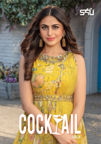 S4U Cocktail vol 4 Anarkali Party wear Gown wholesale price