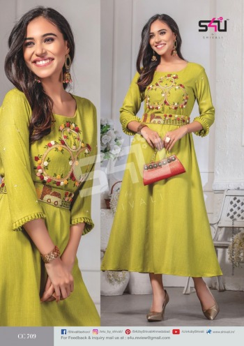 S4U Cotton Candy vol 7 Rayon Casual wear kurtis wholesaler