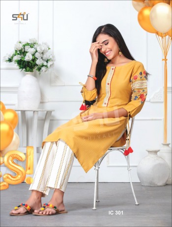 S4U Indi Chic vol 3 Kurtis with palazzo catalog