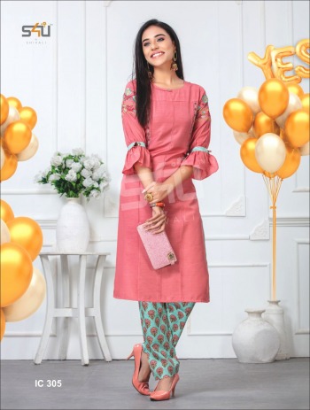 S4U Indi Chic vol 3 Kurtis with palazzo catalog