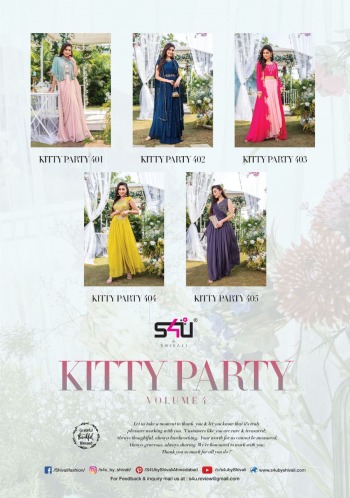 S4U-Kitty-Party-vol-4-Georgette-Party-wear-kurtis-buy-wholesale-Price-4