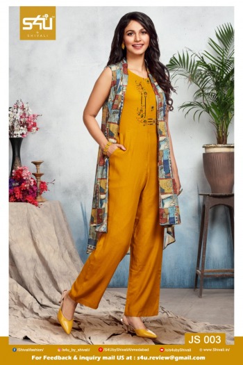 S4U Shivali hello Jacket jumpsuits wholesale price