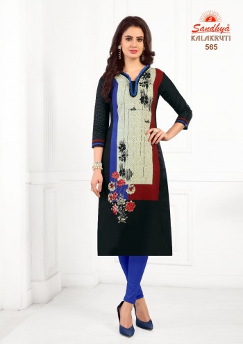 Sandhya kalakruti vol 18 Cotton kurtis catalog wholesaler