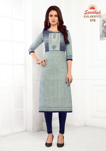 Sandhya kalakruti vol 18 Cotton kurtis catalog wholesaler