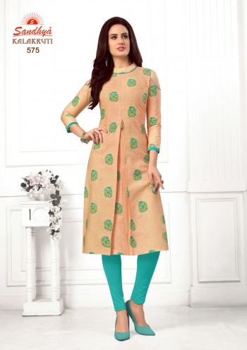 Sandhya kalakruti vol 18 Cotton kurtis catalog wholesaler