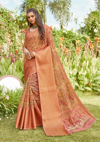 Sangam Anaya Linen Saree wholesaler