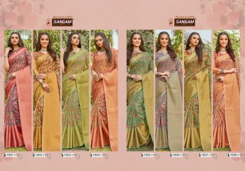 Sangam Anaya Linen Saree wholesaler