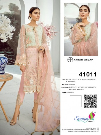 Saniya Trendz Akbar Aslam Hit Design Pakistani Suits