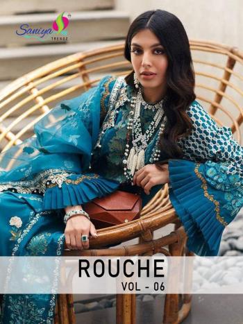 Saniya trendz Rouche vol 6 Pakistani Suits