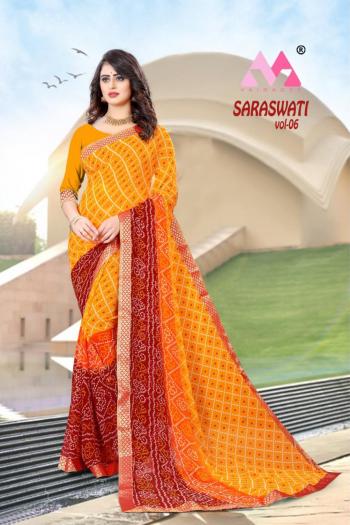 Saraswati vol 6 Georgette Daily wear Saree wholesaler