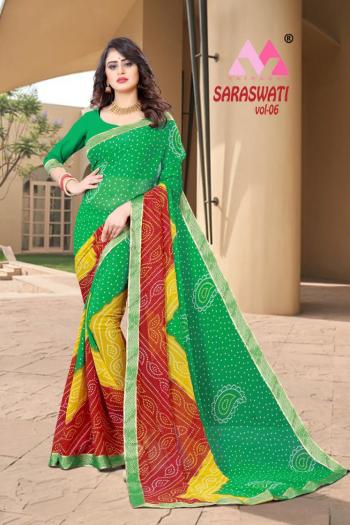 Saraswati vol 6 Georgette Daily wear Saree wholesaler