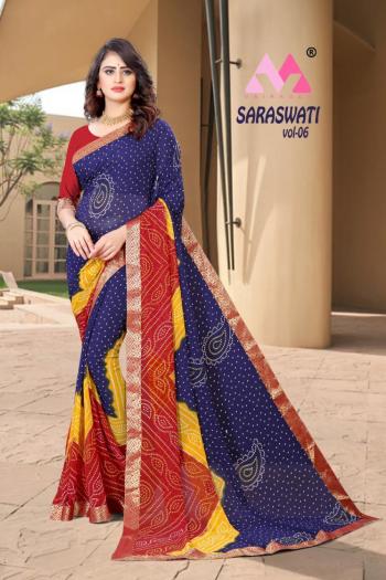 Saraswati vol 6 Georgette Daily wear Saree wholesaler