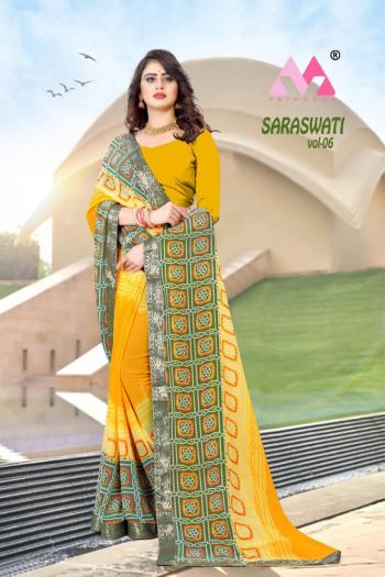 Saraswati vol 6 Georgette Daily wear Saree wholesaler