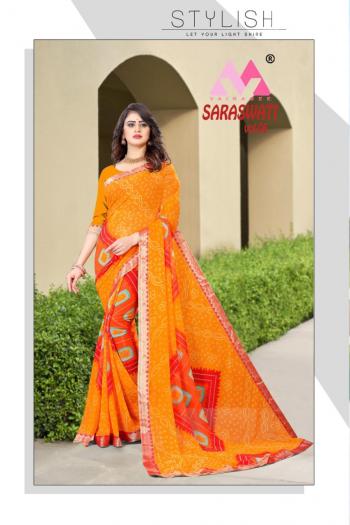 Saraswati vol 6 Georgette Daily wear Saree wholesaler