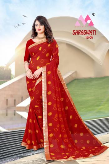 Saraswati vol 6 Georgette Daily wear Saree wholesaler