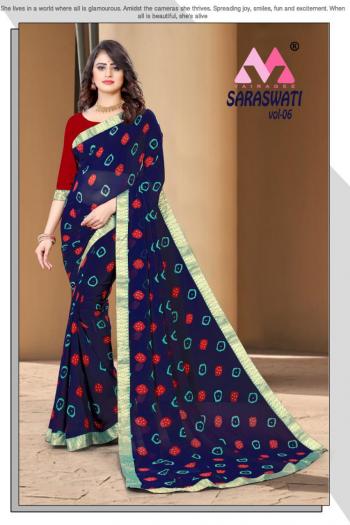 Saraswati vol 6 Georgette Daily wear Saree wholesaler