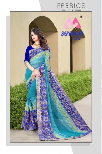 Saraswati vol 6 Georgette Daily wear Saree wholesaler