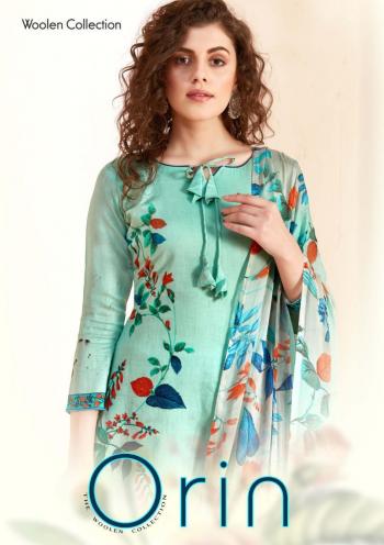 Sargam print Orin Pashmina Winter Salwar kameez wholesaler