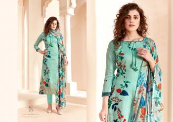 Sargam print Orin Pashmina Winter Salwar kameez wholesaler