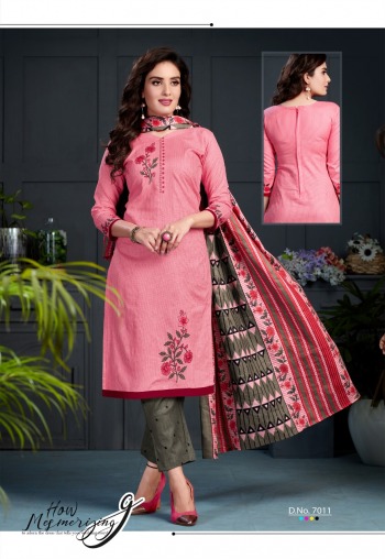 SC Laadki vol 7 Cotton dress material Wholesaler