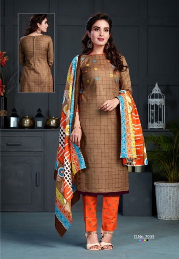 SC Laadki vol 7 Cotton dress material Wholesaler