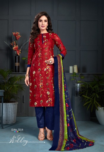 SC Laadki vol 7 Cotton dress material Wholesaler