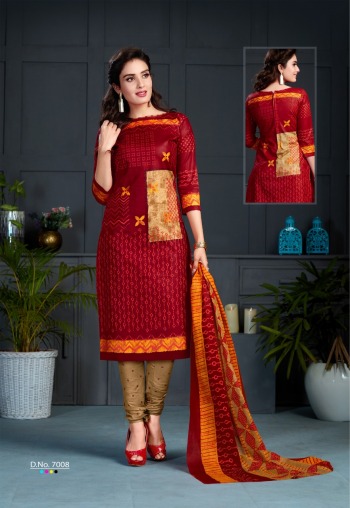 SC Laadki vol 7 Cotton dress material Wholesaler