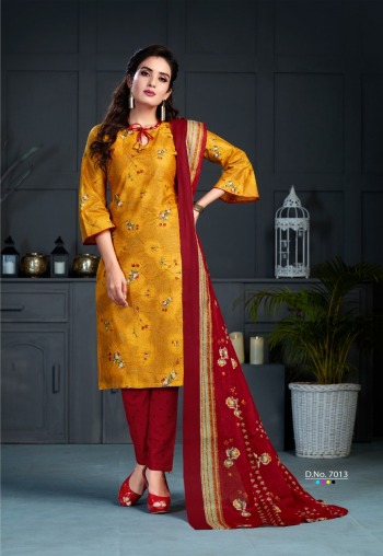 SC Laadki vol 7 Cotton dress material Wholesaler