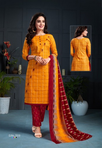 SC Laadki vol 7 Cotton dress material Wholesaler