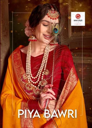 Seemaya Piya Bawri Vichitra Silk Saree catalog wholesaler