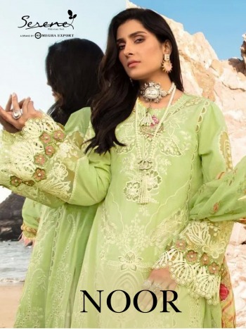 Serene Noor Lawn Cambric Pakistani Suits wholesaler