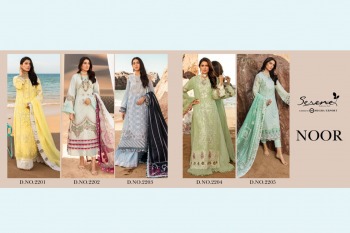 Serene Noor Lawn Cambric Pakistani Suits wholesaler