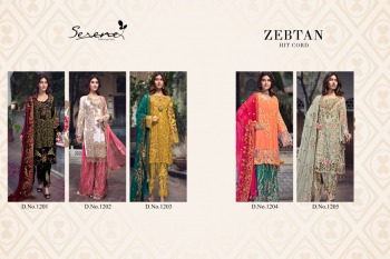 Serene Zebtan Georgette Pakistani Suits