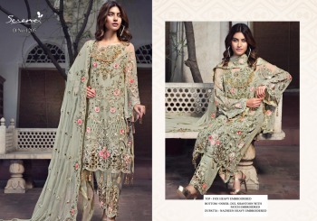 Serene Zebtan Georgette Pakistani Suits