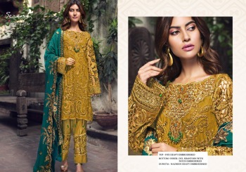 Serene Zebtan Georgette Pakistani Suits