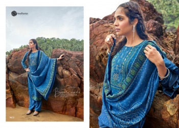 Shadhana Ghazal Pashmina Winter Salwar kameez wholesaler