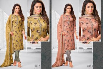 Shagun Lifestyle Ras malai vol 2 Churidar Dress material