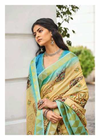 Shangrila Naina Linen Cotton Saree wholesaler