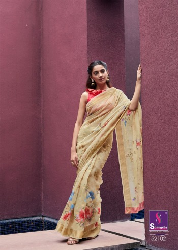 Shangrila Senorita vol 3 Linen Saree buy wholesale price