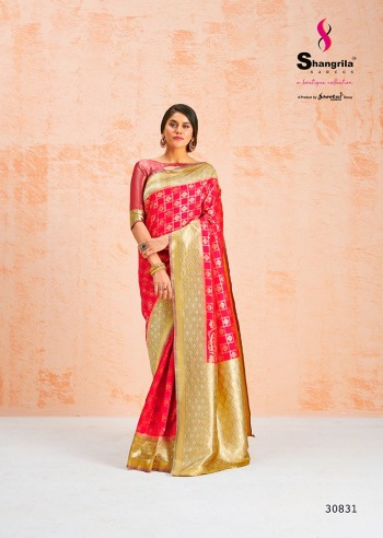 Shangrila Tejasvi Silk Wedding Saree catalog Wholesaler