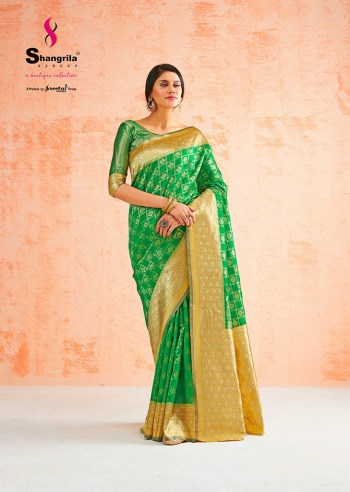 Shangrila Tejasvi Silk Wedding Saree catalog Wholesaler