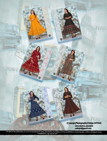 Shivanya Rayon anarkali Kurtis wholesaler