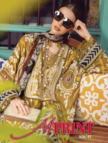 Shraddha Designer M print 17 Pakistani Suits WHolesaler