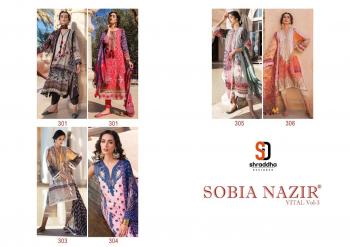 Shraddha Designer Sobia nazir vital vol 3 Pakistani Suits