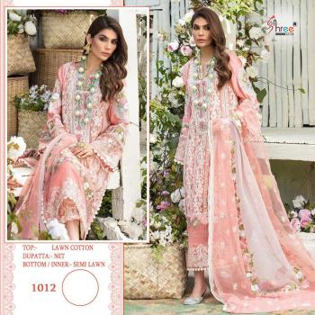 Shree fab Crimson premium Lawn pakistani Suits wholesaler